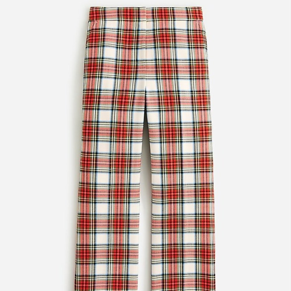 NWT J.Crew pant in Snowy Stewart tartan 0